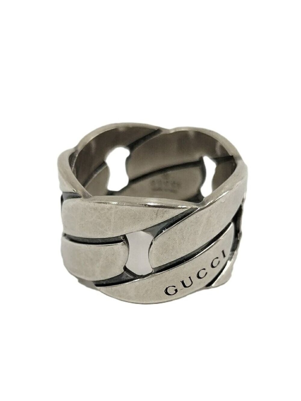 Gucci Chain Ring 925 Sterling Silver